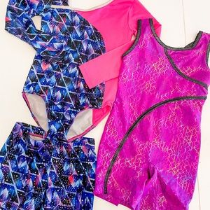 Girls Danskin xs (4/5) gymnastics dance leotard